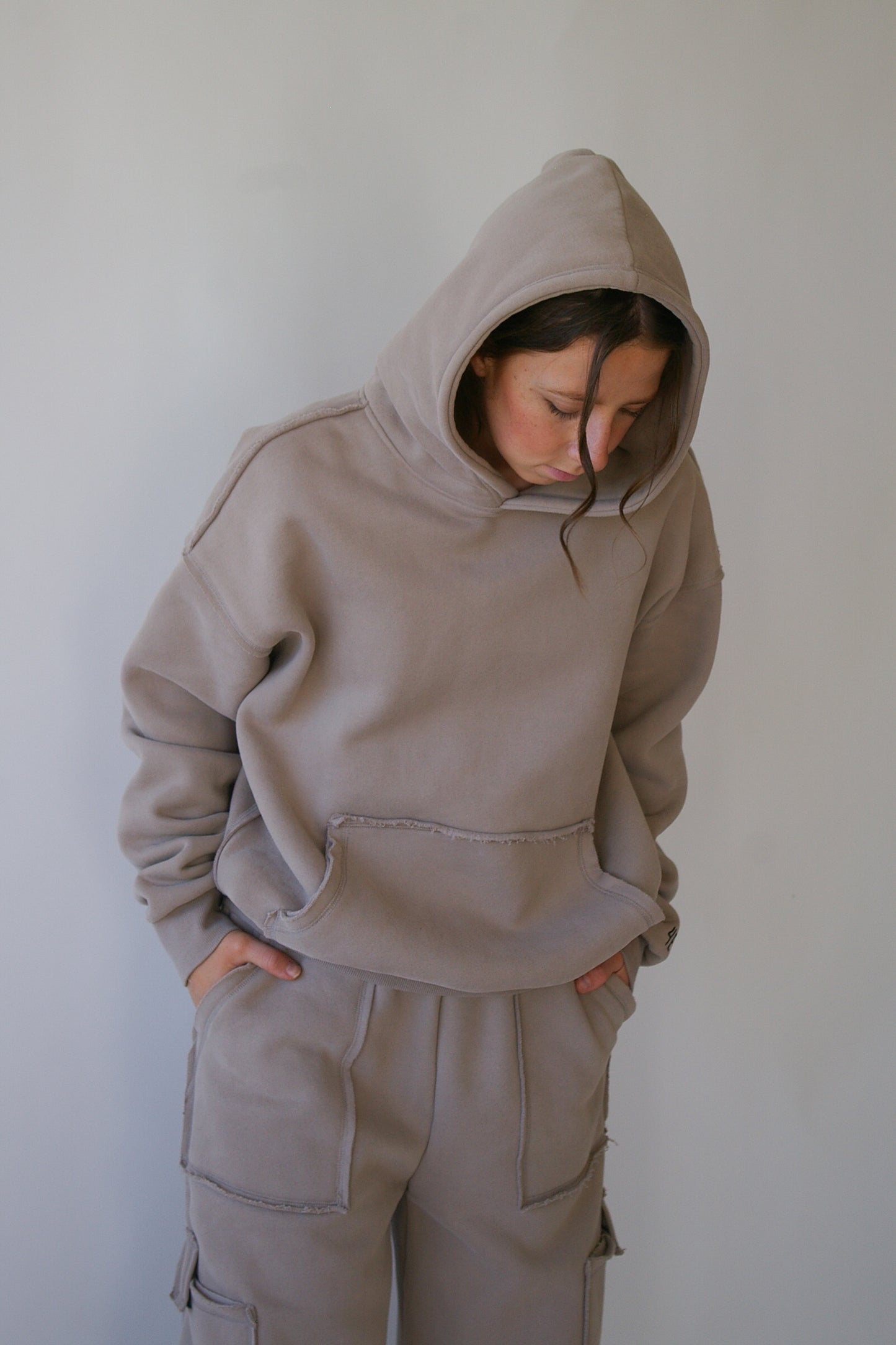 Double stitching hoodie