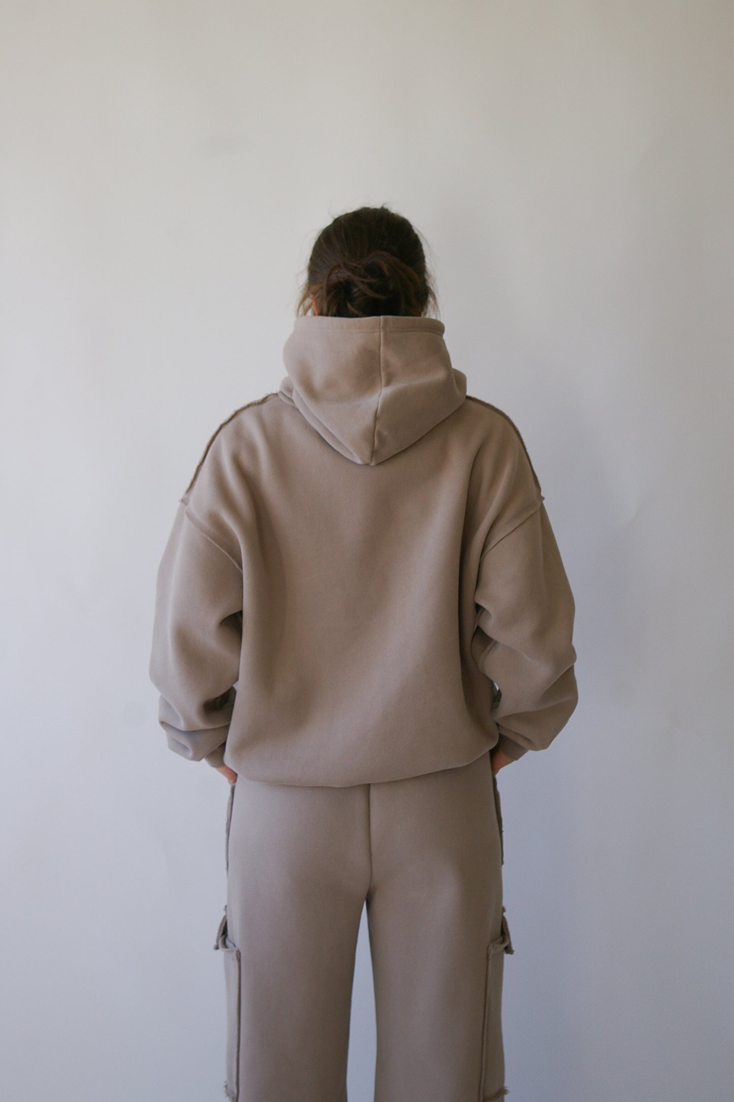 Double stitching hoodie