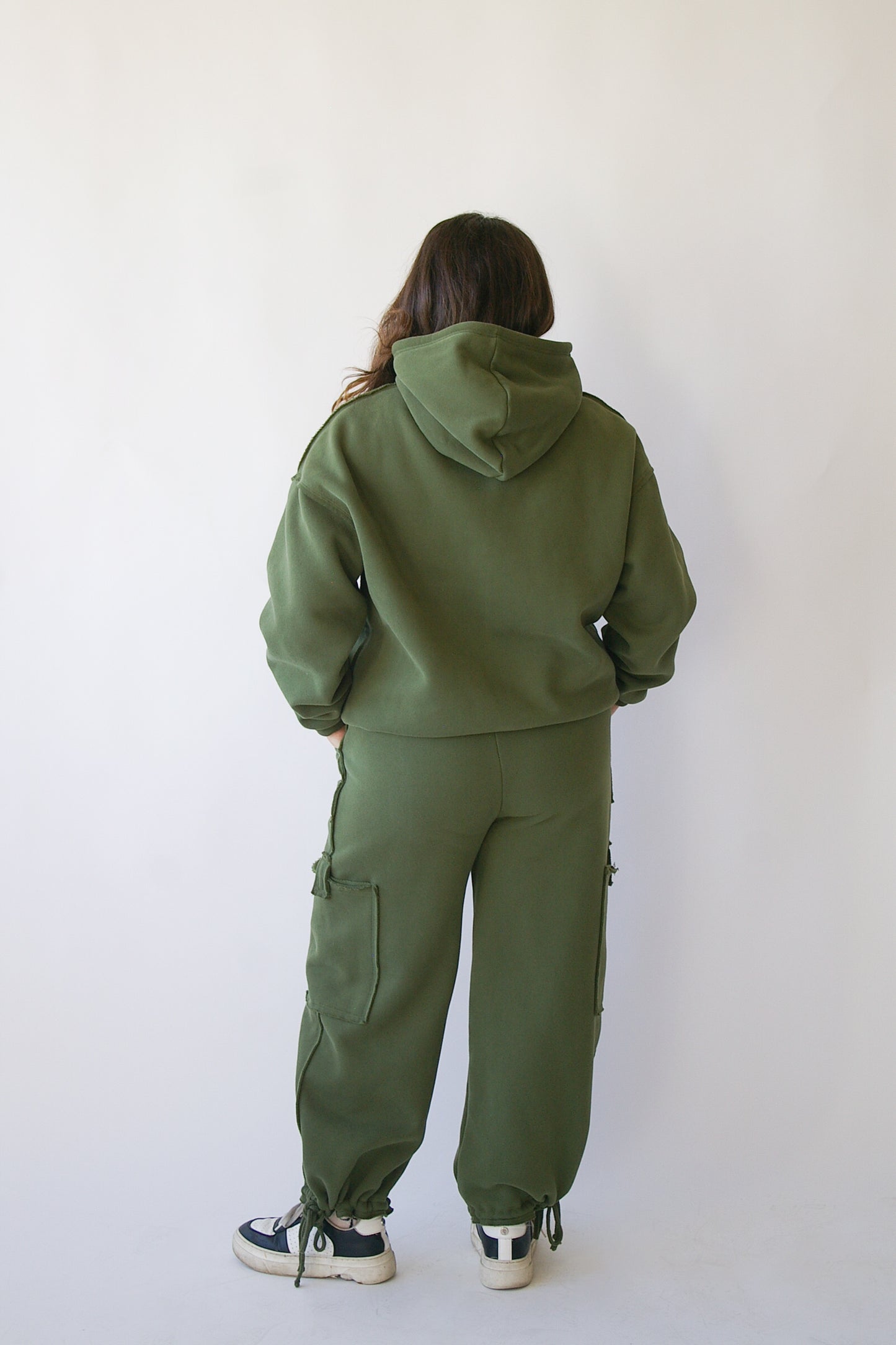 Double stitching hoodie